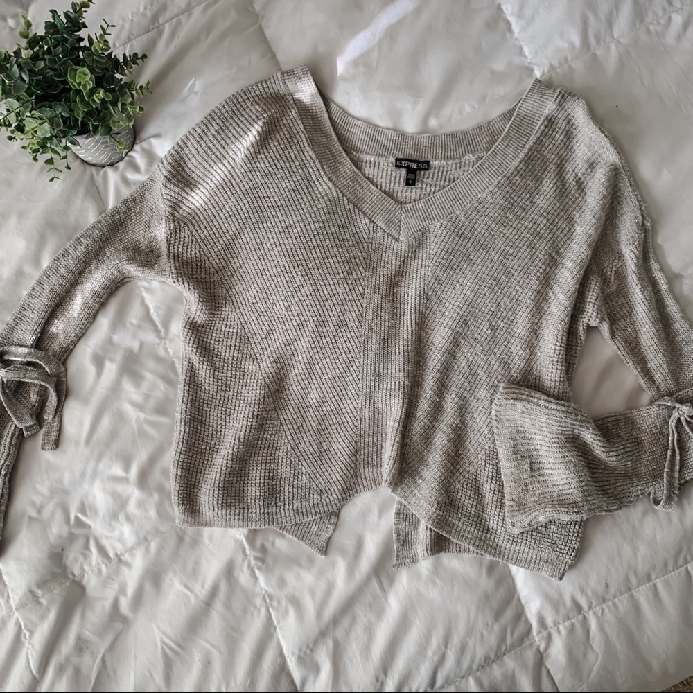 Flutter Sleeve Sweater